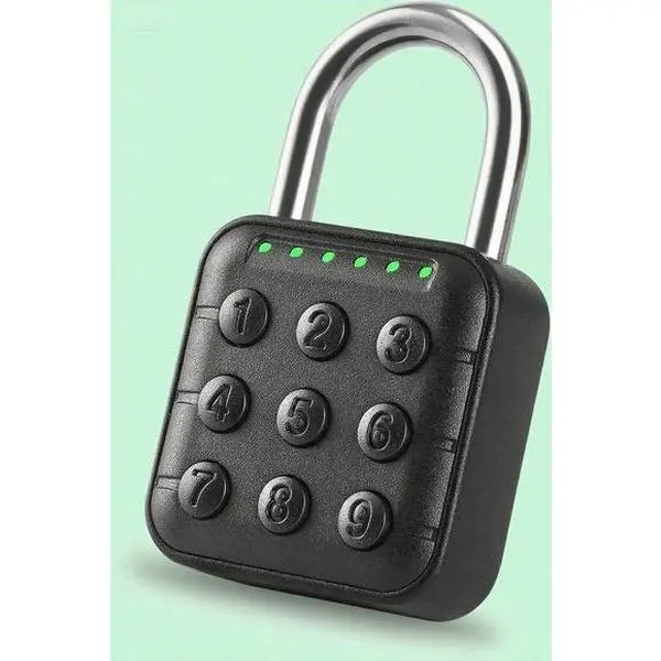 6-Digit Waterproof Keyless Entry Combination Padlock - Easy Reset Code, Durable Hardware Lock for Gym Lockers, Outdoor Gates, Keyless Entry Combination Padlocks