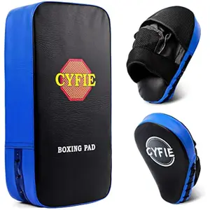 CYFIE Kids Boxing Set – 2-in-1 Punching Mitts & Kick Pads for Karate, Muay Thai, Taekwondo – Martial Arts Training Gear for Boys & Girls Ages 5-12