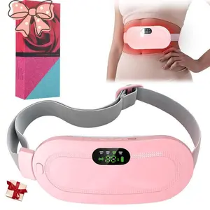 Menstrual Heating Pad Smart UterusWarmer Belt, Cycle Heating Pad 1 Count Relief Waist PainCramps Vibrating Abdominal MassageUterus Warmer Waist Massager, VibratePlate,Halloween Gift,Fall Essentials