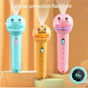 7 Slide Films Projection Torch Light  — Early Educational Intelligent Cartoon Projector for Kids, Fun Cognitive Learning Flashlight with Multiple Patterns | Christmas & Thanksgiving Gift