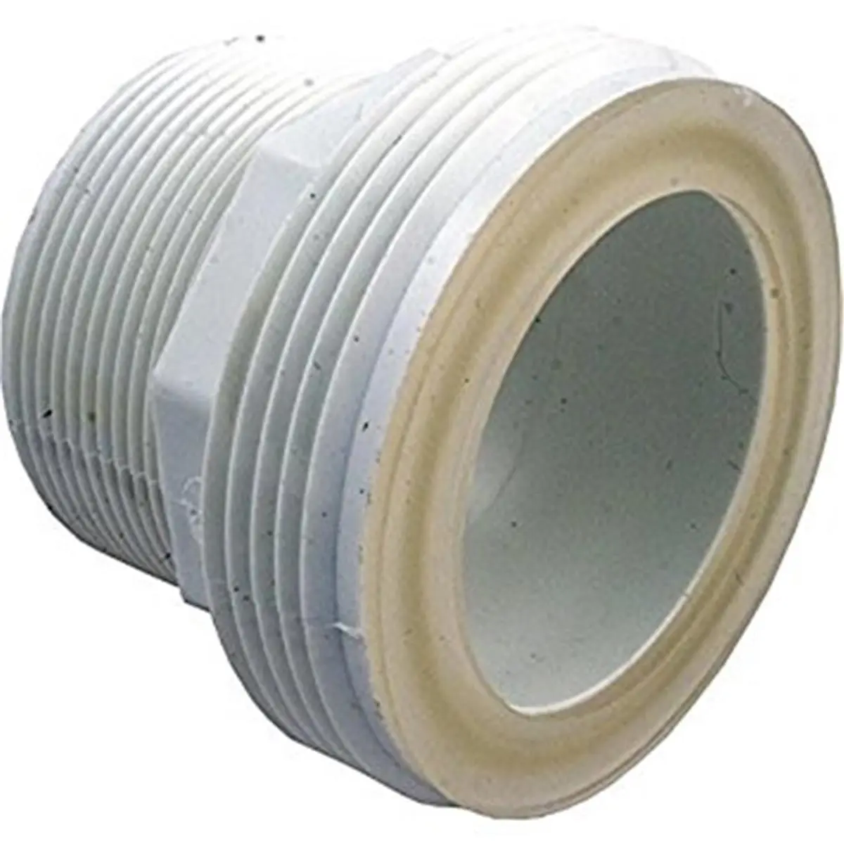 212 MAIN Plastic Pipe Tailpiece - 2x2 in. Connection Fitting with Buttress Thread & Male Threads for Swimming Pools & Spas, Buttress Thread With Male Pipe Threads