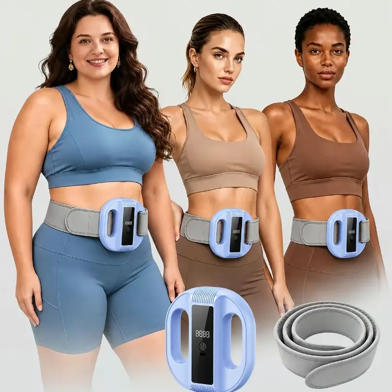 2026 New R10 Mini Fascia Ring, Upgraded Adjustable Strap (Fits Up to 55in Waist), Cordless Rechargeable Waist & Back Muscle Recovery Device, Portable Massager for Parents, Sports & Outdoor Fitness Accessory