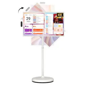 Portable TV 27/32 inch True 4K UHD Ultra-Large Battery 8GB+128GB Android 13 OS 8-core Qualcomm CPU Touch Screen Voice Remote Control Google Apolosign Calendar outdoorfun