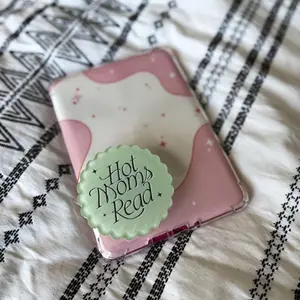 Hot Moms Read BIGGER Kindle Grip, Kindle Holder, Kindle Accessories, Phone Holder