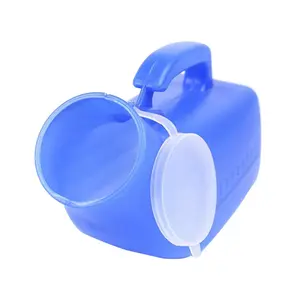 kyuasnfe 1200 ML Male Urinal with Cap Reusable Plastic Urinal Pot Men Urinal Accessories for Home Elderly Bedridden