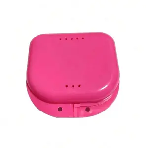 1pc Portable Denture Storage Box - Multi-Functional, Moisture-Proof, Odor-Resistant, Durable Oral Care Container for Dentures, Invisible Braces, Mouthguard