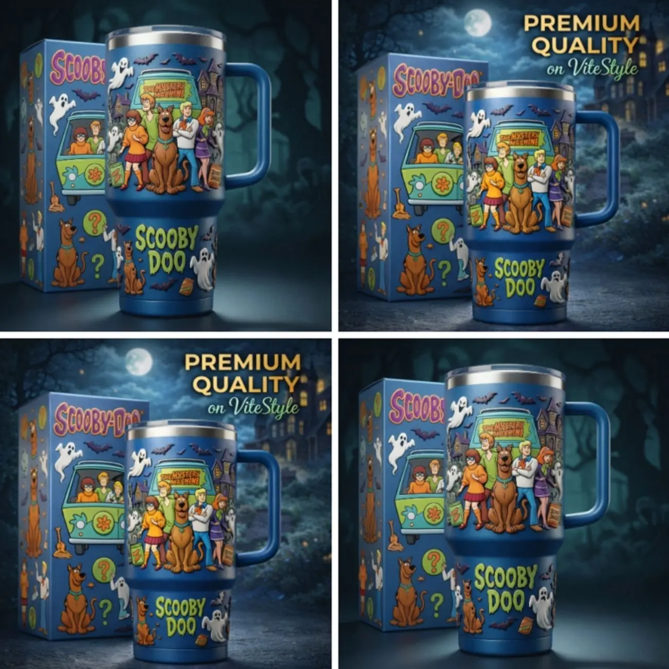HOT Sc00py'Doo 40oz Tumbler With Handle