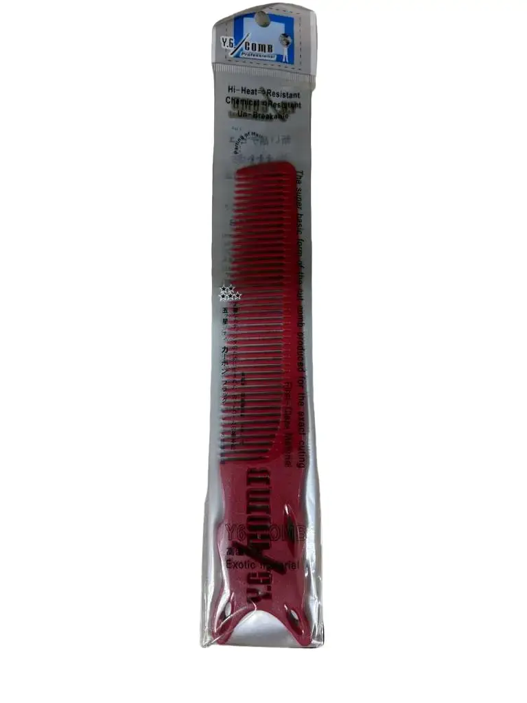Professional Barber Cutting Comb Heat Resistant Anti Static Hair Comb for Salon, Hair Styling, Cutting & Grooming