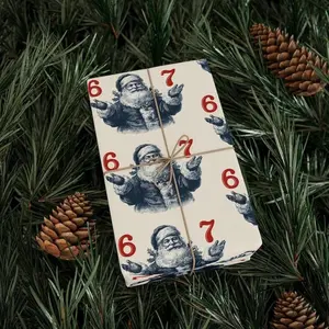 67 Christmas Wrapping Paper, 67 Meme Christmas Gift Wrap, Kids Funny Wrapping Paper, Unique Gift Wrap, Retro Chrismtas Wrapping Paper