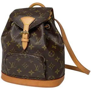 Pre-owned Louis Vuitton pvc Backpacks Coated Canvas Montsouris MM backpack 4000026848361