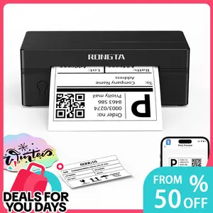 【DealsForYouDays】RONGTA Portable Handheld Thermal Label Maker - Bluetooth Wireless Sticky Label & Sticker Printer, Compatible with iOS, Android, Windows, Chromebook, Ideal for Etsy, Cool Tech Gadget