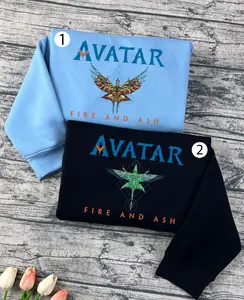 Embroidered Avatar Fire and Ash Sweatshirt/ Hoodie, Avatar Fire and Ash Hoodie, Toruk Wings Sweatshirt, Jake Sully Avatar Sweatshirt, Movie Lover Gift