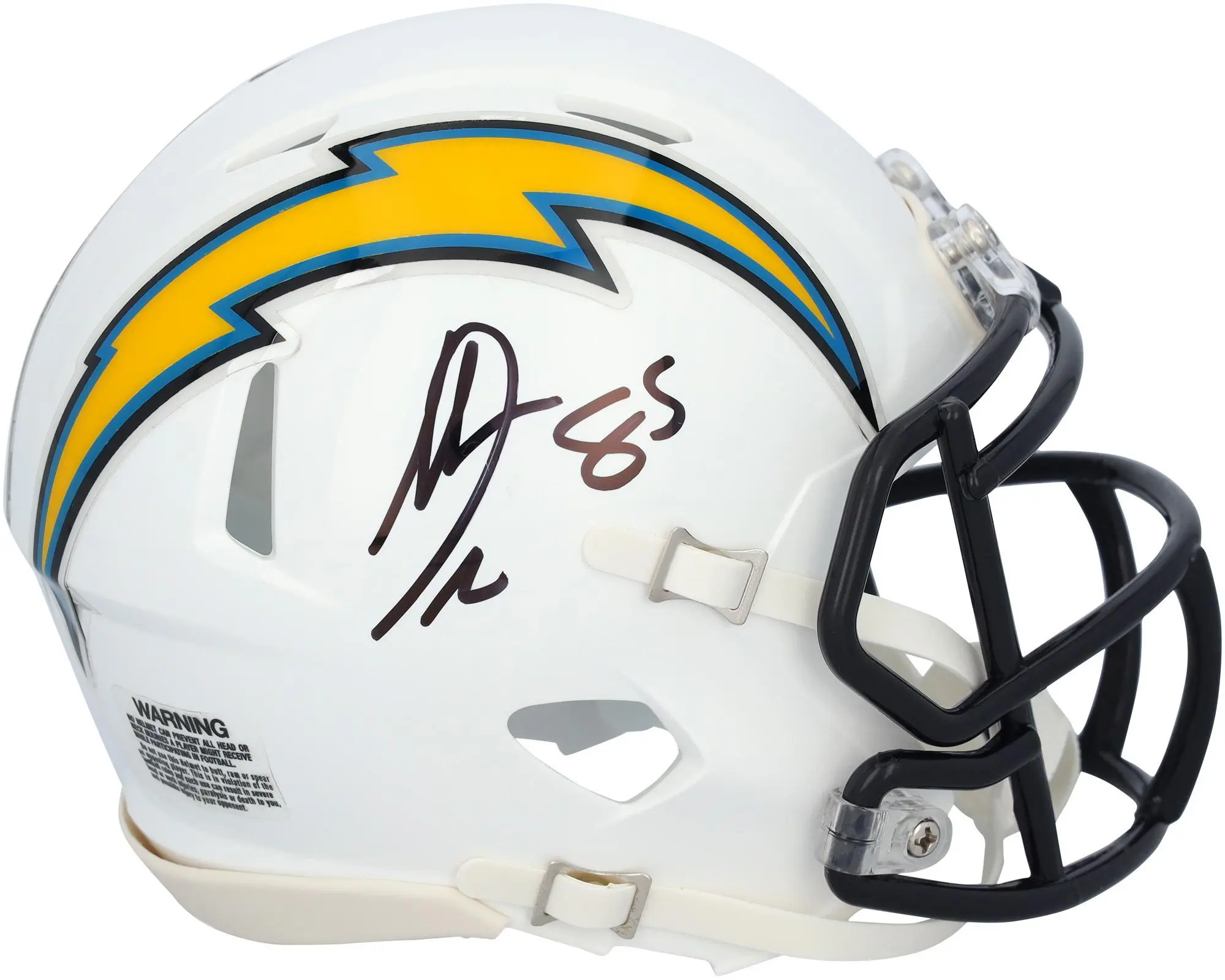 Antonio Gates San Diego Chargers Autographed Riddell 2007-2018 Throwback Speed Mini Helmet - Fanatics Authentic Certified