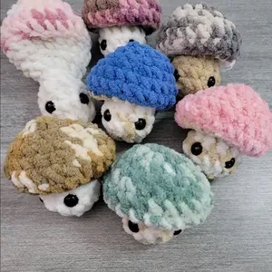 Crochet Mushroom Fidget Toy - Stress Relief Toy