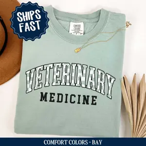 Comfort Colors ADR Shirt  Veterinary Medicine Shirt,  Veterinary Med Graphic Tee, Veterinarian Shirt, Veterinary School Graduation Gift, Vet Med Shirt Cotton Fabric Top Womenswear