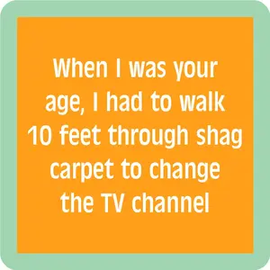 Coaster:  Shag Carpet