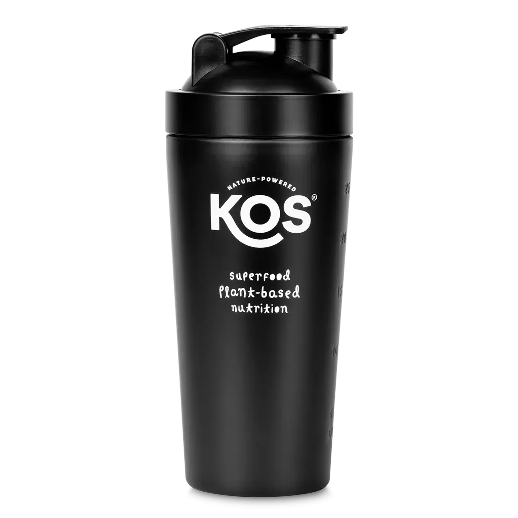 KOS  Ice  Embossed Logo Vacuum  Stainless Steel 25 oz for Hot Cold Drinks Protein Bottle