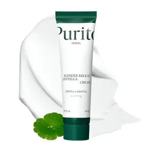 PURITO Seoul Wonder Relief Centella Scent Repair D Cream – Soothing & Hydrating Moisturizer-Korean cosmetics. Facial Moisture