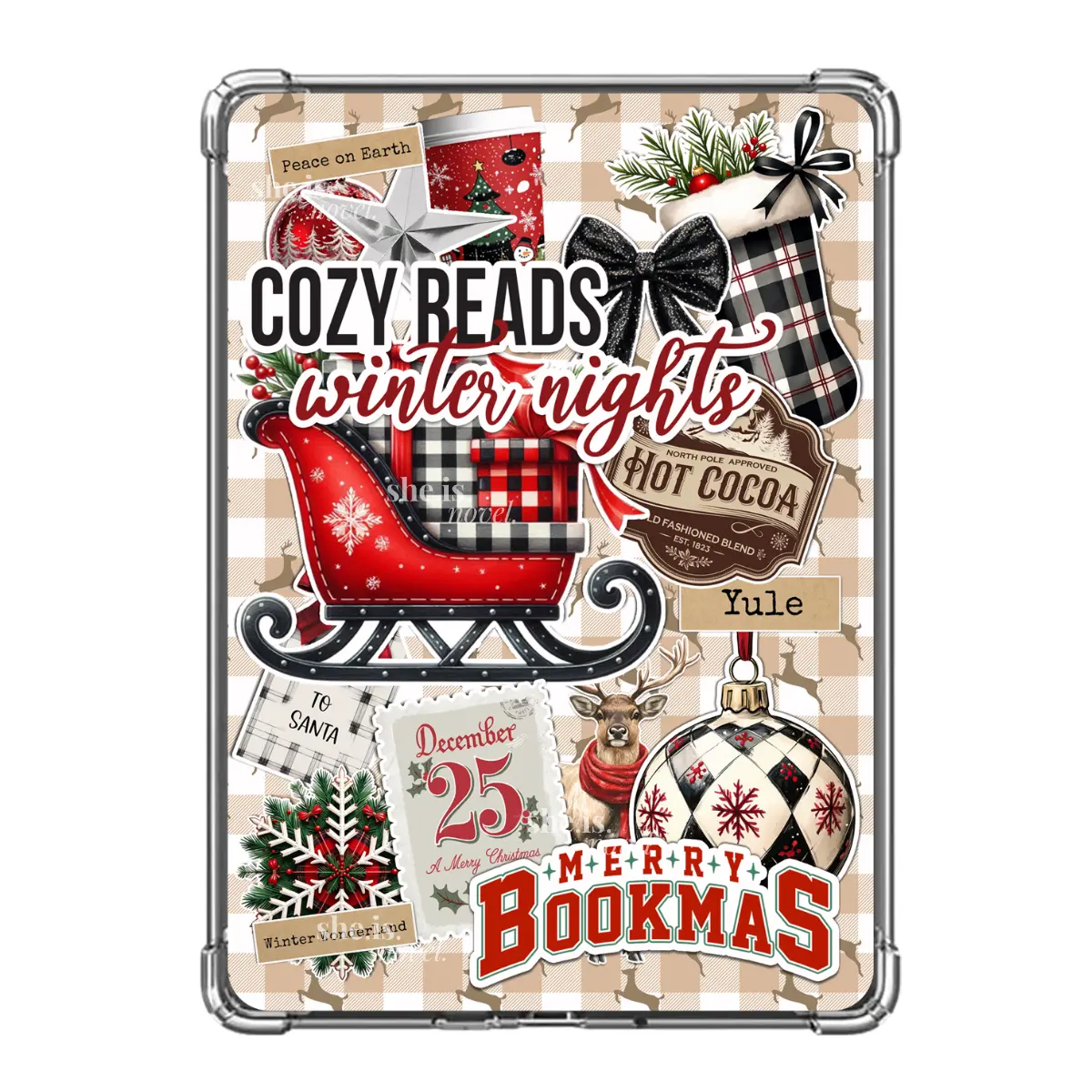 Winter Nights | Cardstock Insert Cover | Sticker Effect