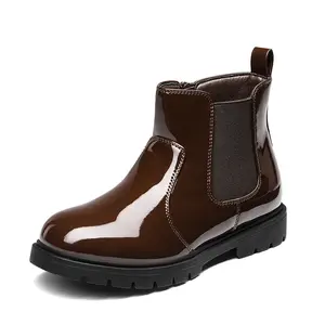 Dream Pairs Side Zipper Kids Chelsea Boots