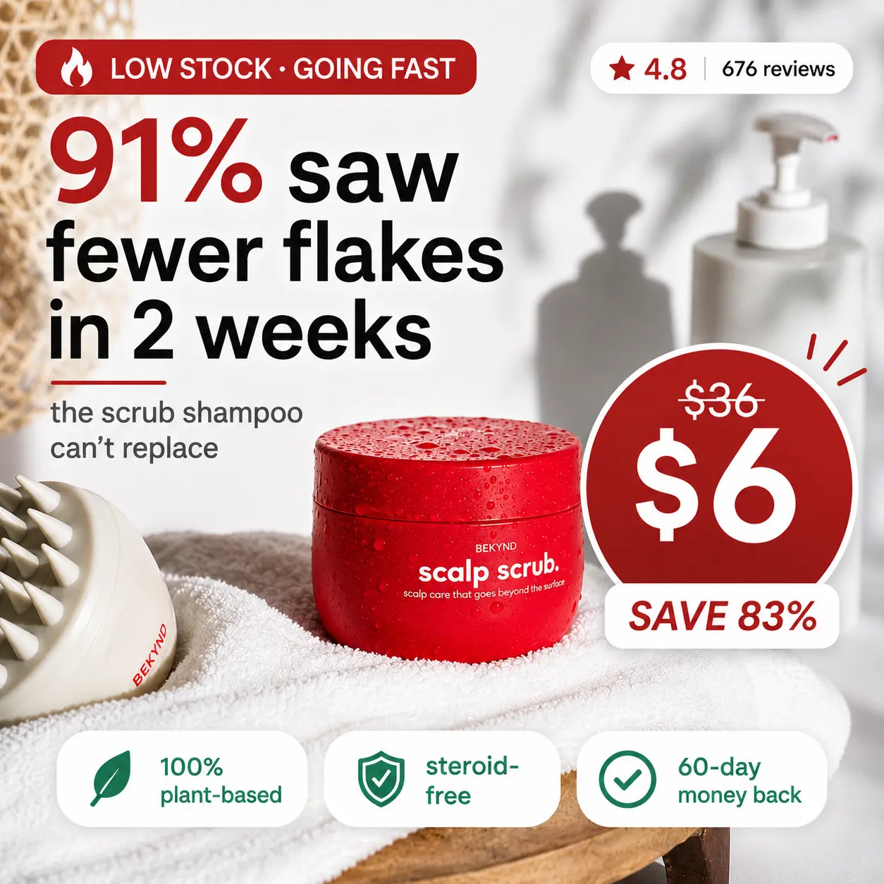 BEKYND Revive + Restore Scalp Scrub