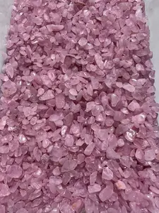 Bulk Rose Quartz Crystal Chips (1 lb. Bag) Size: 5mm - 7mm (Grade A) Natural Rose Quartz Gemstone Chips