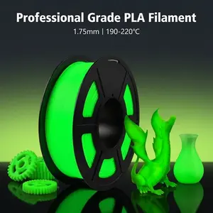 Glow in The Dark PLA Filament, 1.75mm Dimensional Accuracy +/- 0.02mm Luminous PLA 3D Printer Filament, Suitable for Most FDM 3D Printers
