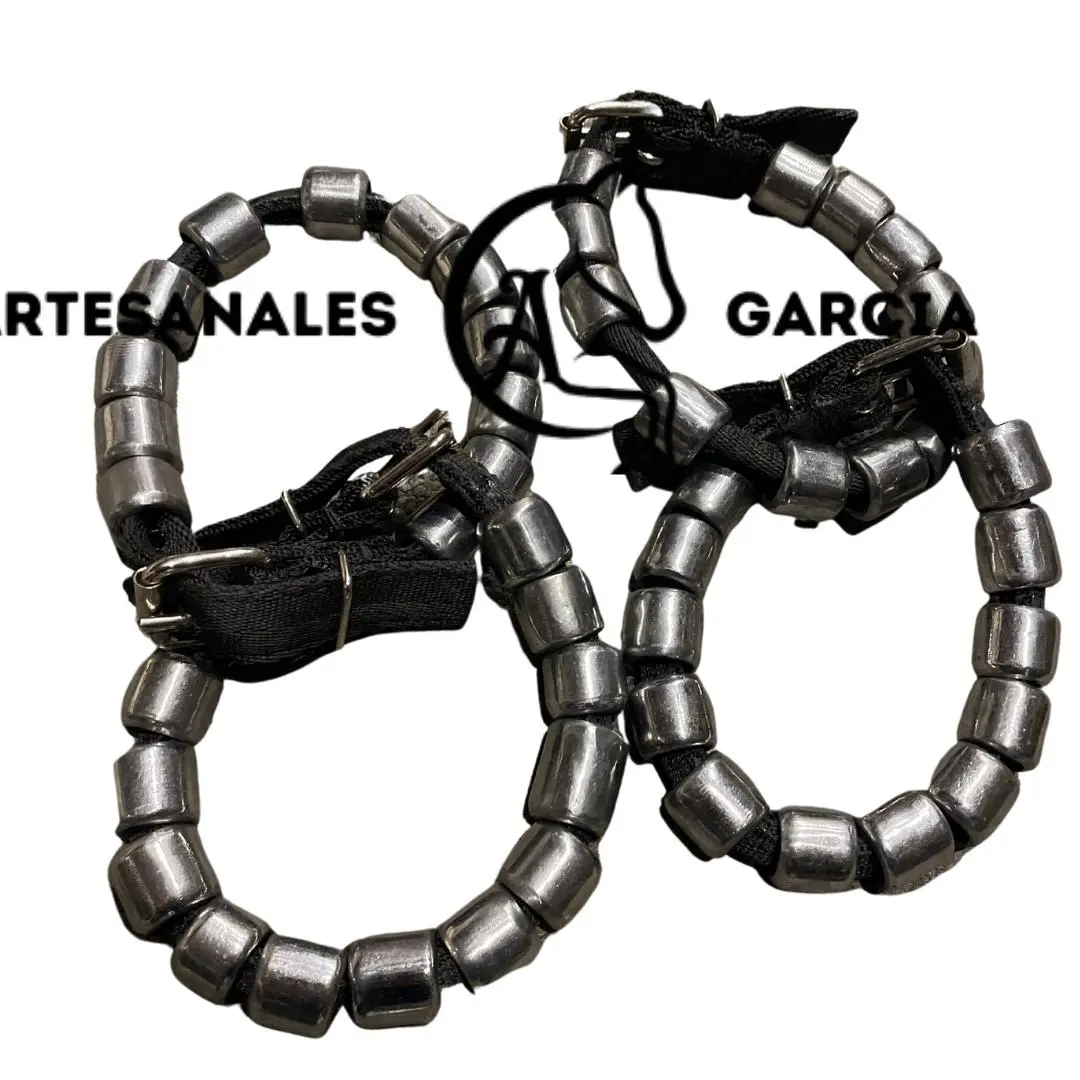 Braided Black Wristband with Adjustable Clasp – Durable Metallic Style Bracelet