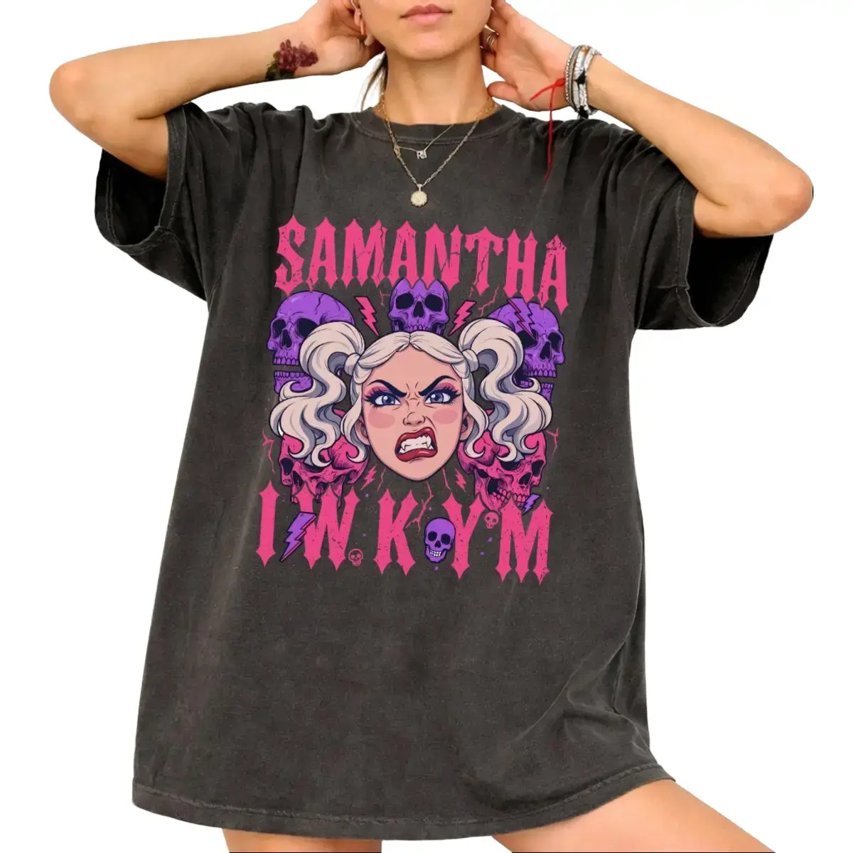 Comfort Colors Samantha Iwkym Shirt, Dungeon Crawler Bookish Tee, Dcc Merch, Samanthaa Shirt, Dungeon Crawler Bookish Tee, Princess Donut Mongo, Unisex Garment-Dyed Tee, Casual Clothing