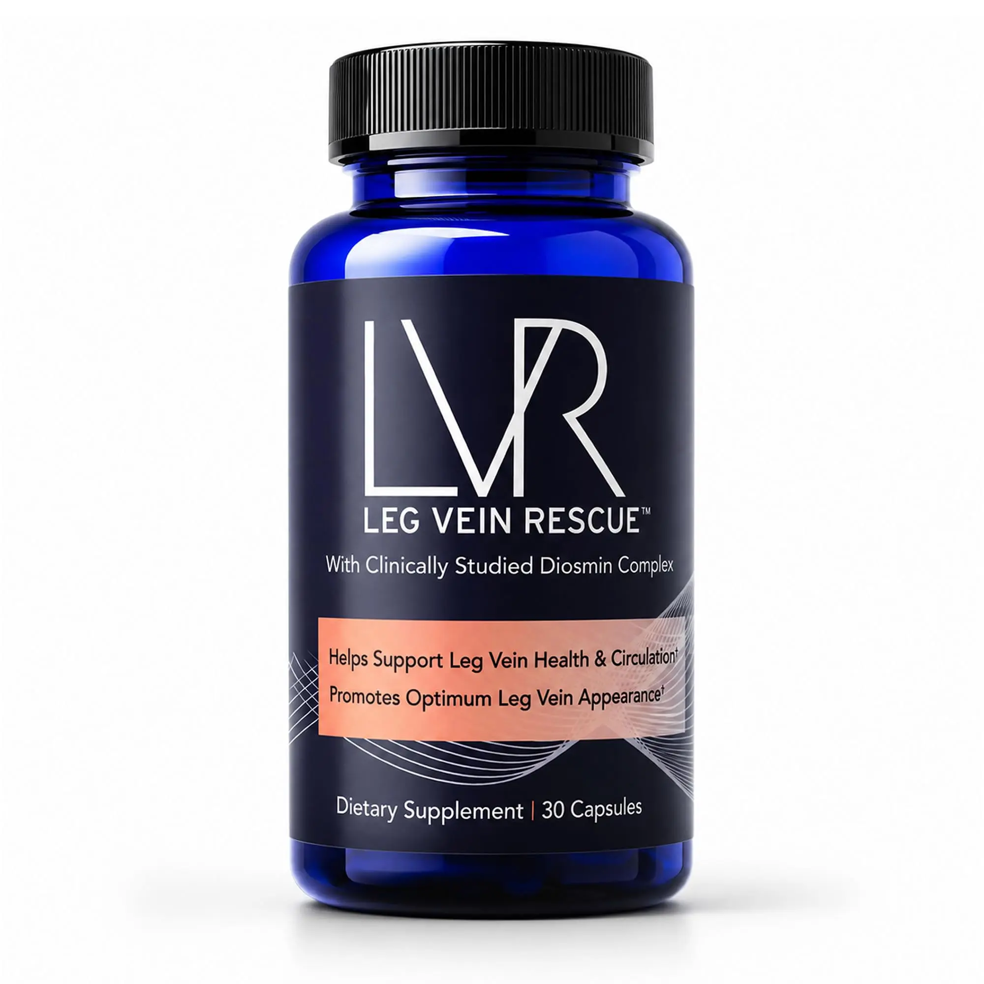 LVR Diosmin Supplement, 570mg, Leg Wellness & Circulation Support, 30 Days