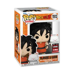 Funko Pop! Dragon Ball Z - Yajirobe and Karin #1513 Exclusive (Sticker may vary) Collectible Pop Vinyl Figure