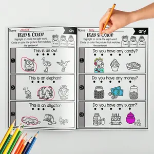 Reading & Word Skills Workbook – Short Passages with Simple Comprehension Questions, Sight Words and Vocabulary Practice, Trace-and-Write Lines, Builds Reading Fluency, Understanding, Spelling and Confidence