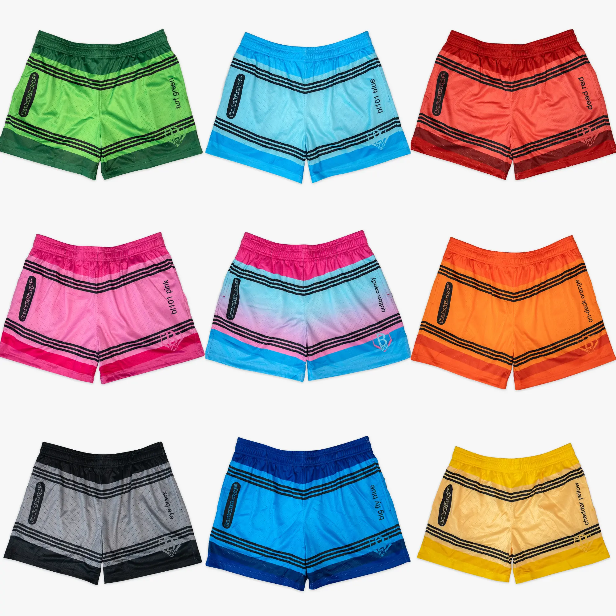 [ Back to School Sale - Baseball Lifestyle 101 Short ] Premium Printed Mesh Athletic Shorts – Lightweight Breathable Graphic Gym Collection for All Ages & Sizes