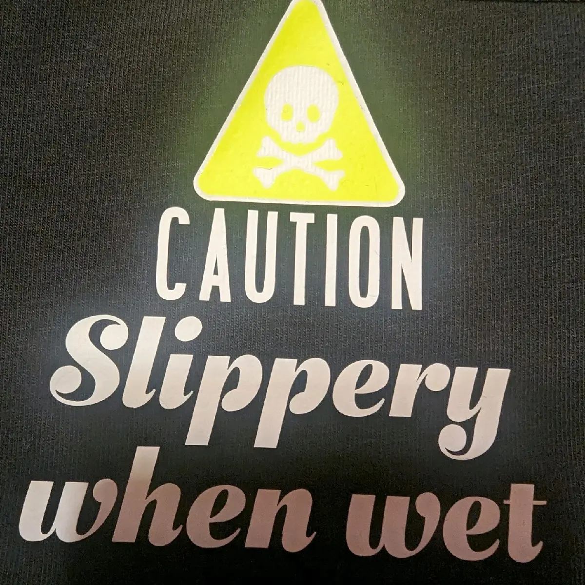 Sexy Women boyshort panties - Caution Slippery when wet