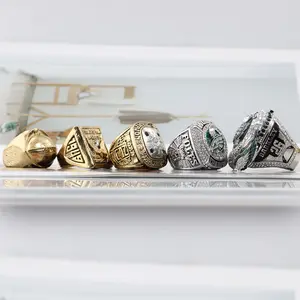 Eagle Design Rings 1948, 1949, 1960, 2017, 2024 set plus 5-hole box