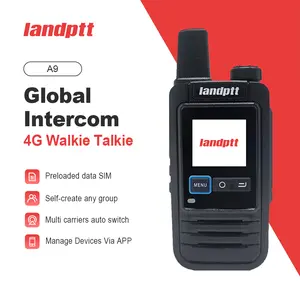 Two Way Radio intercom 4G LTE  Portable Long Range Walkie Talkie Radio Outdoors and Indoors Equipment Ultra Standby walkie  talkie Landptt  A9