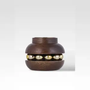Aurelia Candle Holder in Walnut