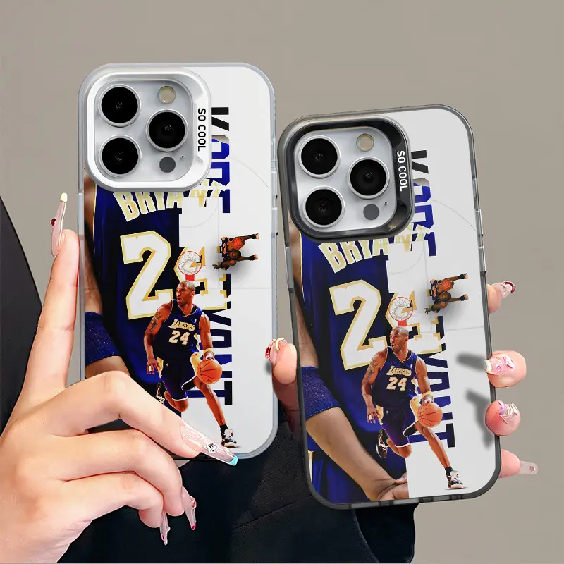 IPhone 16 Promax Kobe Phone Case Anti Drop Protective Case Suitable for iphone 15 14 13 12 11 XS Plus Acrylic Phone Case basketball