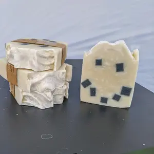 Frosty - Christmas & Winter Holiday themed All natural cold process soap bars scented like winter snow