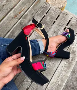 Villa Del Milta Heel Chunky Heeled Footwear for Women - Stylish Design, Comfortable Fit, Perfect for Walking