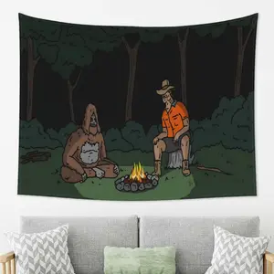 The Big Lez Show Inspired Tapestry - Unique Patterns - Vibrant Wall Decor - Suit
