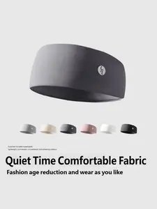 Women's Sports Headband Sweat Absorbent Running Fitness Yoga Towel Band Fashion Elastic Wide Strap Hair Tie