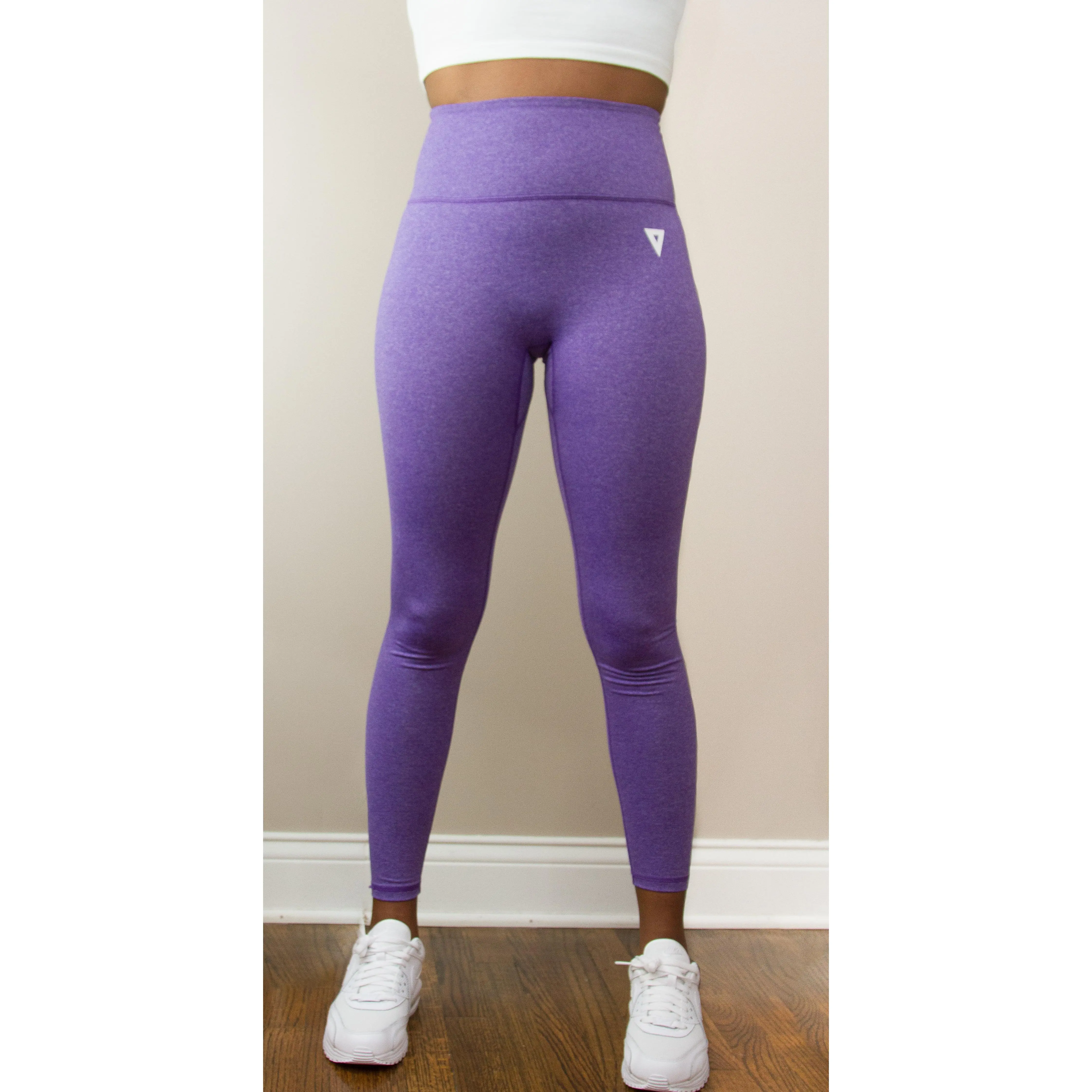 Vibrant V-Contour Leggings (Purple Passion)