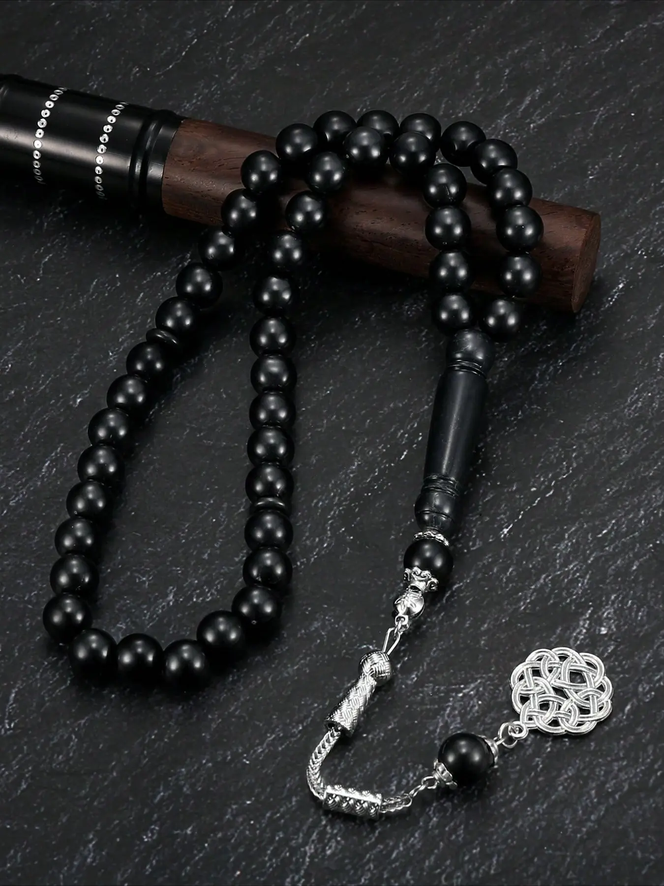 1pc Retro Prayer Bead Buddha Bead Beaded Bracelet, Used for Reciting Sutras and Worship Accessories