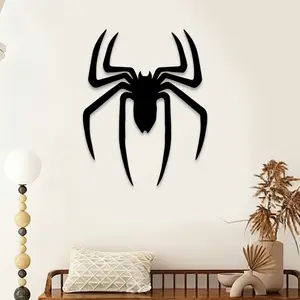 1pc Gothic Spider Metal Wall Art, Spider Statue Mural, Perfect for Gothic Chamber, Witchy Corner, Halloween Porch Decor, Halloween Decor, Ideal Gift for Gothic Lovers