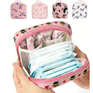 Butterfly Knot Foldable Storage Bag, Women's Portable Travel Home Organizer, Fashion Gift Choice, Durable Zip Design, Multi-Functional Pouch, Travel Organization Pouch, Travel Accessories