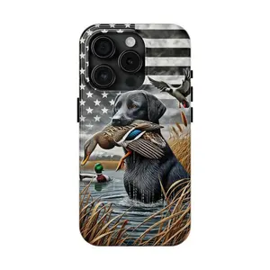 Duck Hunting Flag Phone Cases Phone Cover Hard Case Tough Phone Case, Fun Beverage Accessories, Unique Birthday Present.Phone Accessories Compatible, Accessories, iPhone 17 16 Pro Max, iPhone 15 14 13 12 11 Pro Max 8 Plus X