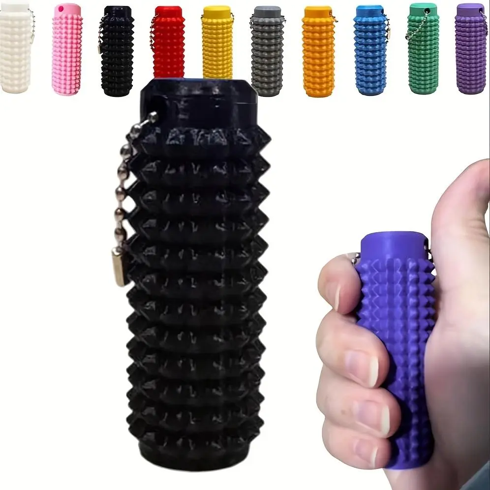 Little Ouchies Fidget, Pocket Mini Fidget Toy, Spiky Grippie Stim Keychain, Pain Fidget, Venting Key Pendant for Anxiety Relief Positive