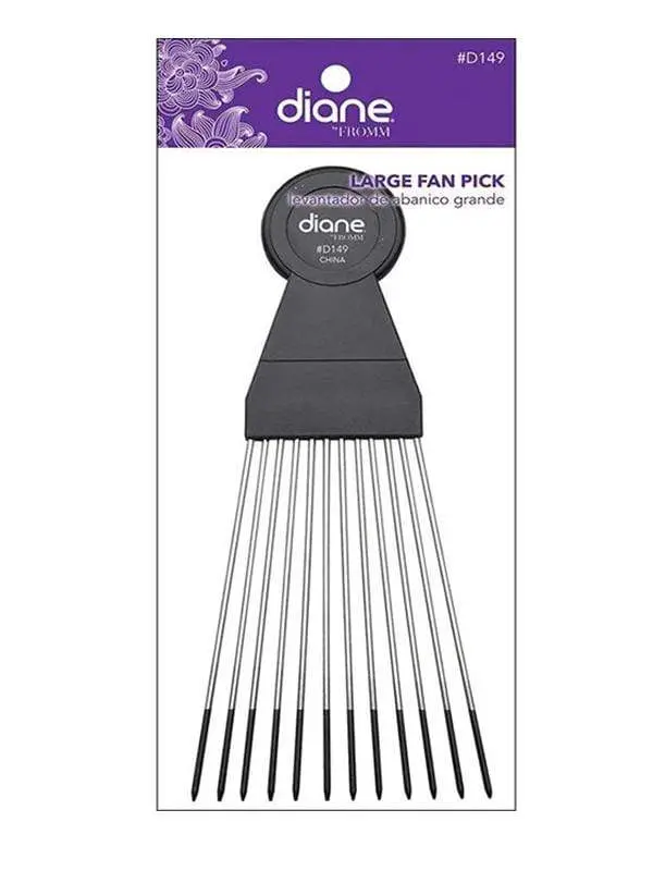Diane Large Fan Pick Black #D149