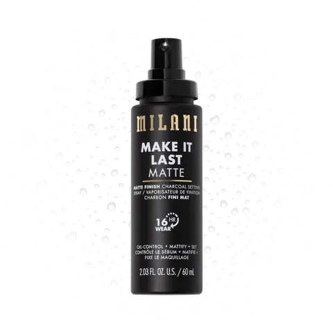Milani Cosmetics Make It Last Matte - Matte Finish Charcoal Setting Spray